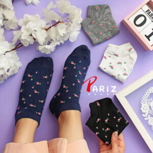 جوراب مچی زنانه گل رز