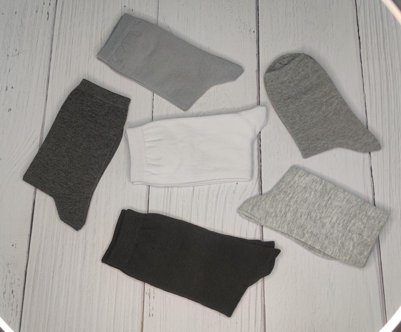 جوراب زنانه ساقدار ساده تم سیاه سفید