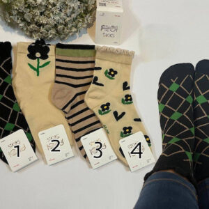 جوراب زنانه نیم ساق گلناز