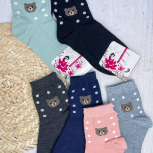 جوراب زنانه نیم ساق Teddy