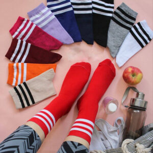 جوراب زنانه ساقدار 3 خط