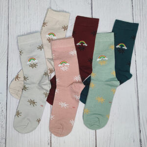 جوراب بچه گانه ساقدار خورشید خانوم سایز 6+