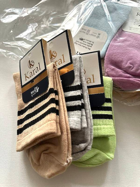 جوراب بچهگانه اسپرت 3 خط سایز 7 - Image 2