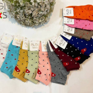 جوراب بچه گانه مچی خال دار