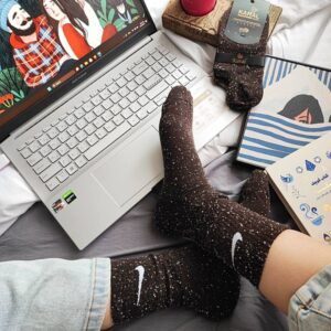 جوراب اسپرت ساقدار نایکی دونه برفی