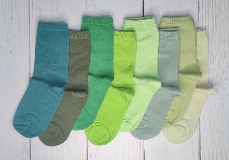 جوراب زنانه ساقدار ساده تم سبز