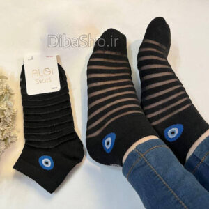 جوراب مچی رینگی شیشه ای چشم نظر