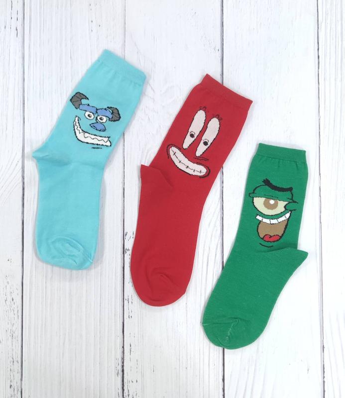 جوراب زنانه ساقدار فانتزی کارتونی