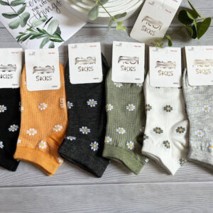 جوراب زنانه مچی گل بابونه