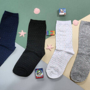 جوراب زنانه ساقدار خال ریز