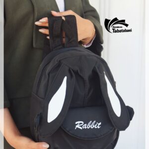 کیف کوله دخترانه مدل Rabbit مشکی