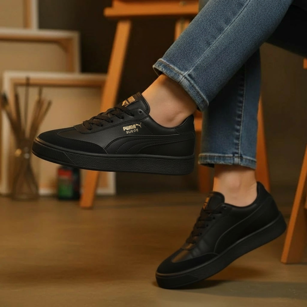 کفش اسپرت زنانه پوما Puma مشکی تمام