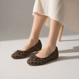 کفش ونس کالج پاپیونی زنانه کاکائویی GUCCI